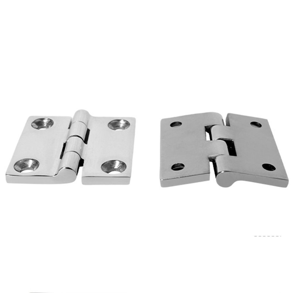 with 4 Holes Boat Hinges Solid Cast Hatch Cabinet Door Hinge Stainless Steel Butt Hinge Glass Door