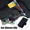 Магнитный PU кожаный зажим для очков для автомобиля, многофункциональный декоративный зажим-крышка на козырек, хранение и организация карт, купюр, инструментов