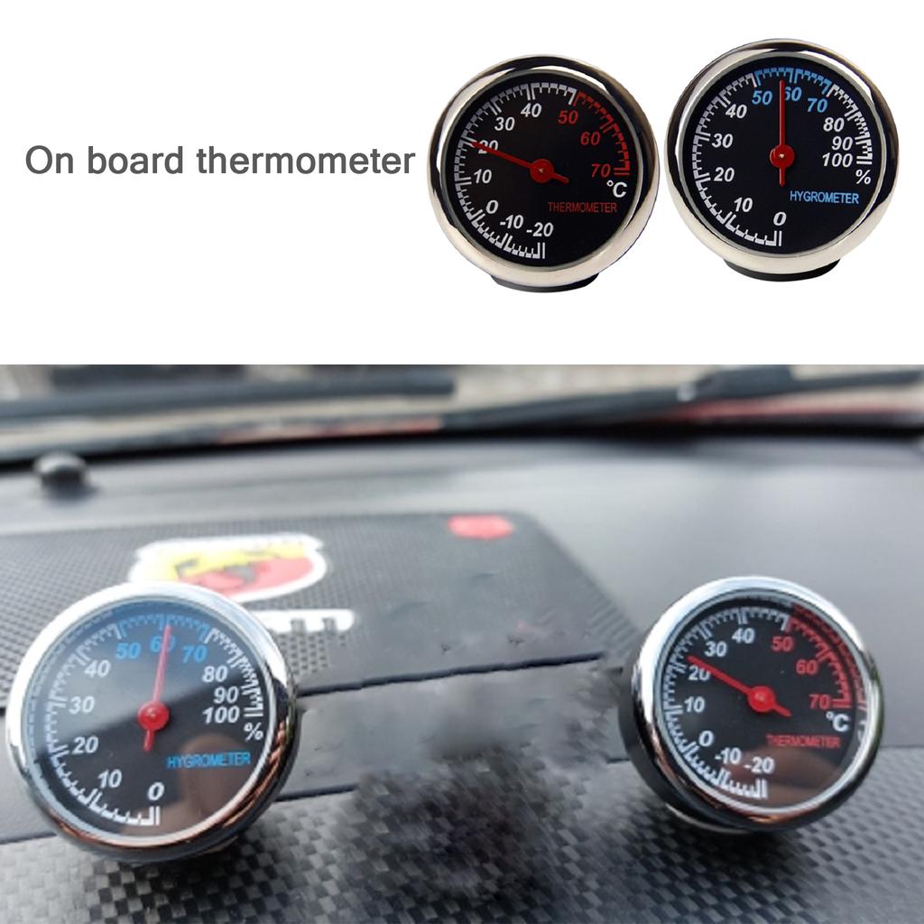 Мини-гигрометр для салона автомобиля, термометр, украшение для приборной панели, наклейки для салона автомобиля, аксессуары для автомобильного термометра