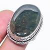 Natural Indian Moss Agate Gemstone 925 Sterling Silver Jewelry Ring Size 8 R6U58