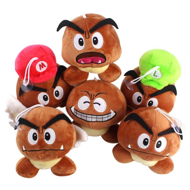 Super Goomba Mario Mushroom Stuffed Toy Plush Plushie Toys Doll Gifts Children
