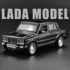 1:Масштаб 32 Модель автомобиля ЛАДА 2106 Игрушка из сплава Открывающиеся двери Звук Свет Литой металлический автомобиль Модели Винтажные коллекционные игрушки Подарки