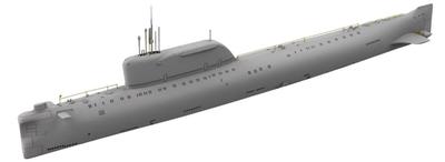 Атомная подводная лодка типа «Таком Отель» 658М, пластиковая модель корабля TKO6016 1/350 Нет. (Подводная лодка)