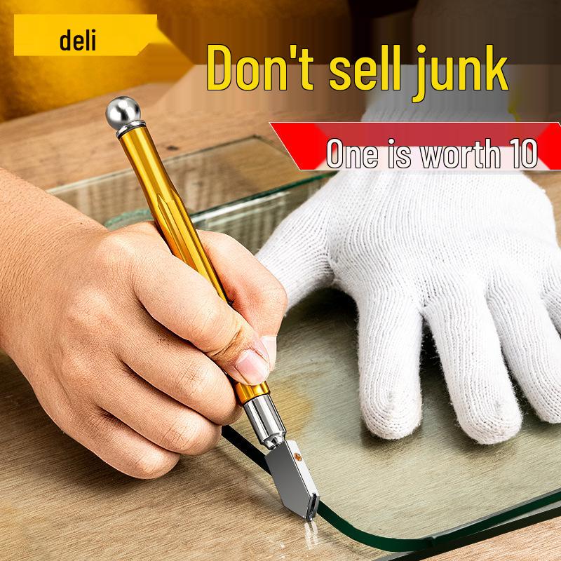 Стеклорез Deli Diamond: Прецизионный инструмент для толстого стекла и керамической плитки