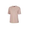 Sportswear Loose Fit Round Neck Short Sleeve T-Shirt Women Tops Light-Pink DD0501-222