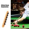 Wall Mount Pool Stick Holder Billiard Pool Cue Rack Hardwood Pool Cue Holder Rest Cue