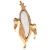 New Design Enamel Corn Brooches Cartoon Cute Fruit Vegetable Maize Brooch Pins for Women Kids Jewelry Gifts New Year