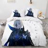 Комплект постельного белья Genshin Impact Single Twin Full Queen King Size Game Anime Bed Set Aldult Kid Bedroom Duvetcover Sets 3D Anime 058