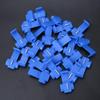 5/10/50/100Pcs Quick Fixing Lock Splice Terminals Common Electric Wire Blue Block Quick Connectors