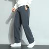 Мужские флисовые спортивные штаны, зимние теплые брюки, повседневные длинные брюки для бега, разноцветные осенние мужские однотонные спортивные штаны