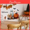 Pumpkin Ghost Halloween Candle Living Room Entrance Home Decor Wall Stickers