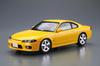 Aoshima Bunka Kyozai The Model Car 99 Nissan S15 Silvia Пластиковая пластиковая модель (АОСИМА) нет. 1/24 Spec.R '99 Предварительно окрашенный