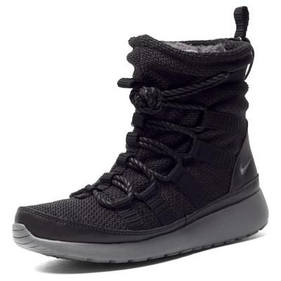 Roshe One High женские кроссовки черные черные серые 807424-001