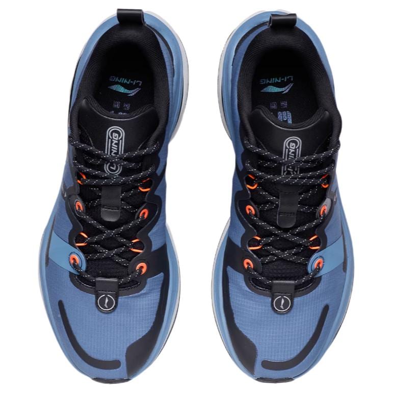 Li Ning WuShi 5S 1.0 Амортизация Скольжение Устойчивость к истиранию Поддержка Отскок Низкие Кроссовки для бега Мужские Синие ARSR031-3