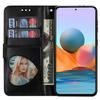 Чехол-книжка из блестящей кожи на молнии для Xiaomi 13/12 + чехол для мобильного телефона Redmi Note 12 с однотонным покрытием