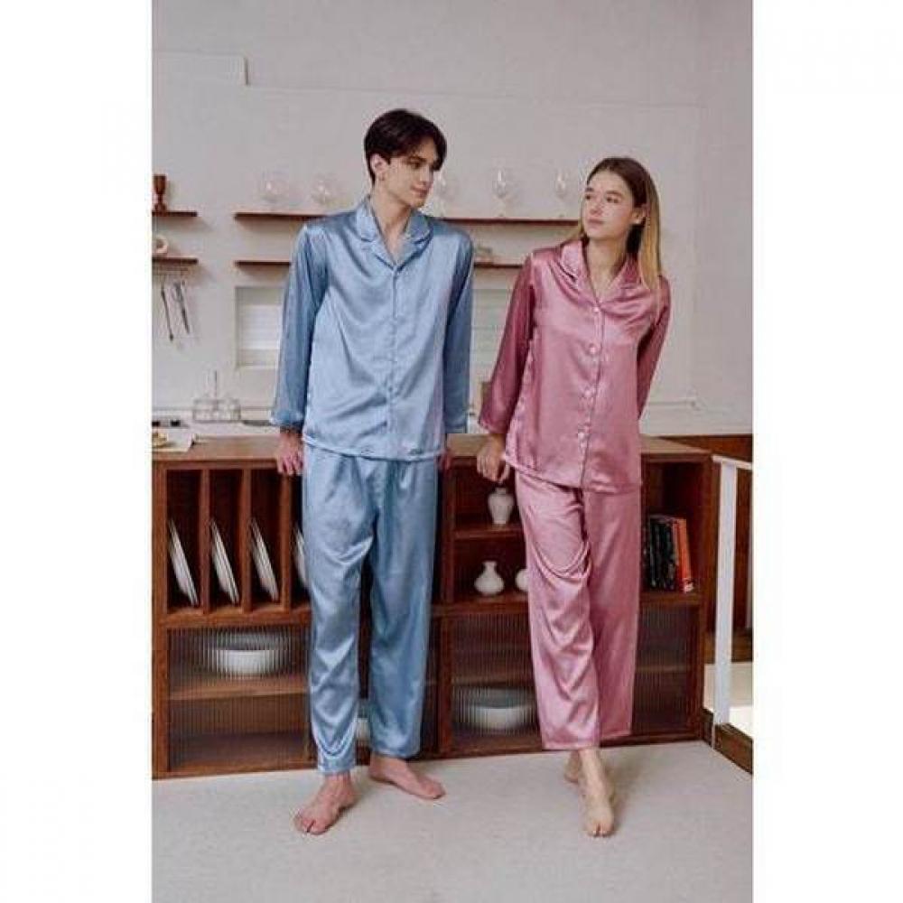 Venus Silkfeel Solid Basic Couple Pajamas Vpa4417mvpa4417w