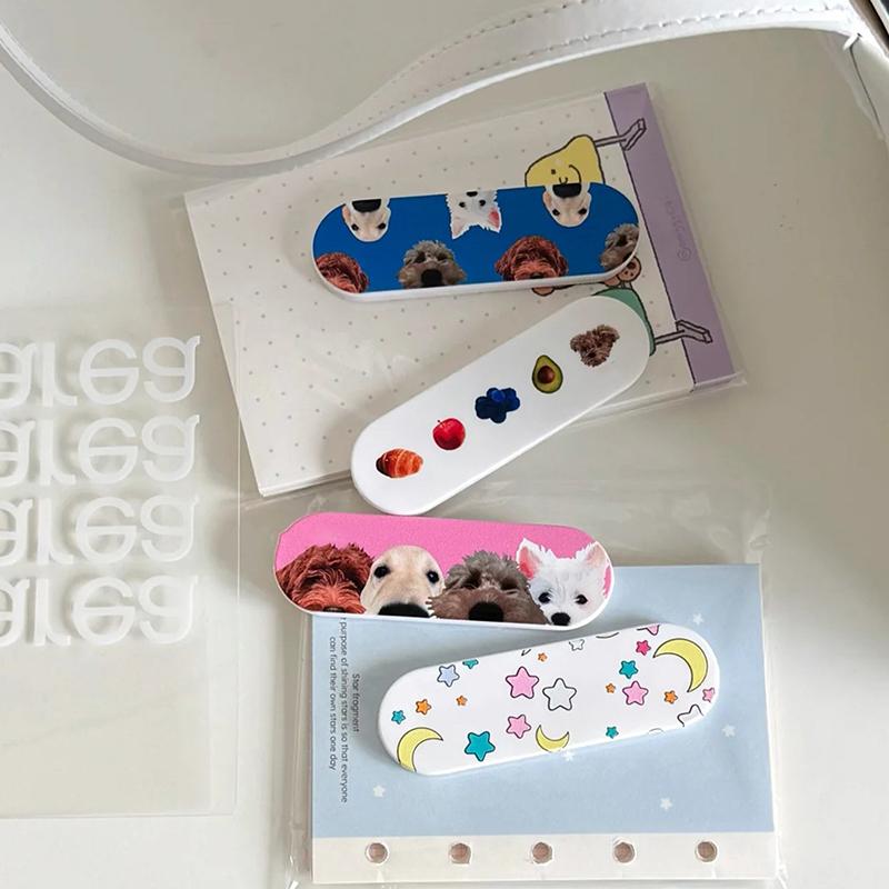 Cute Cartoon Summer Puppy Star Y2K Personalized Band-Aid Mobile Phone Holder Suitable For Mobile Phones And Mobile Phone Cases