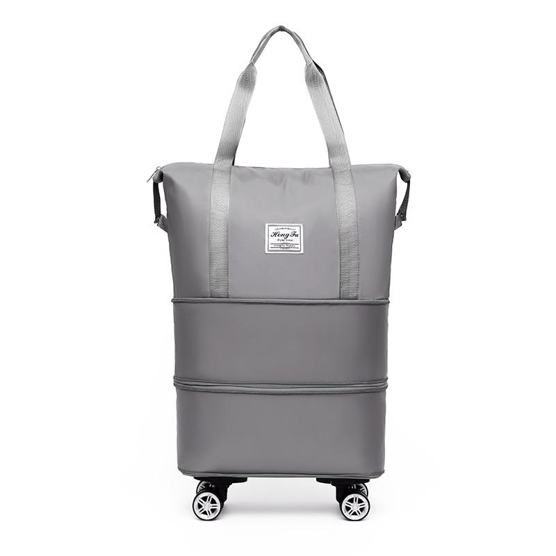Expandable Wheeled Travel Bag for Business Trips and Short Commutes