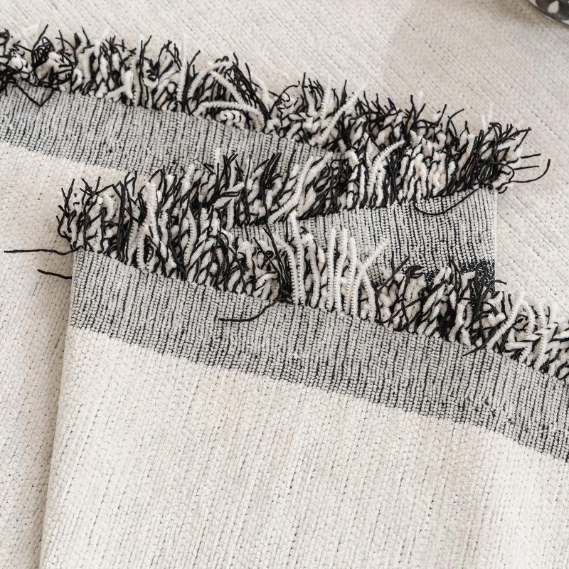 Французское синельное диванное полотенце для гостиной, украшение для дома, чехол для дивана, универсальное для всех сезонов, одеяло для дивана, чехол для дивана, край с кисточкой