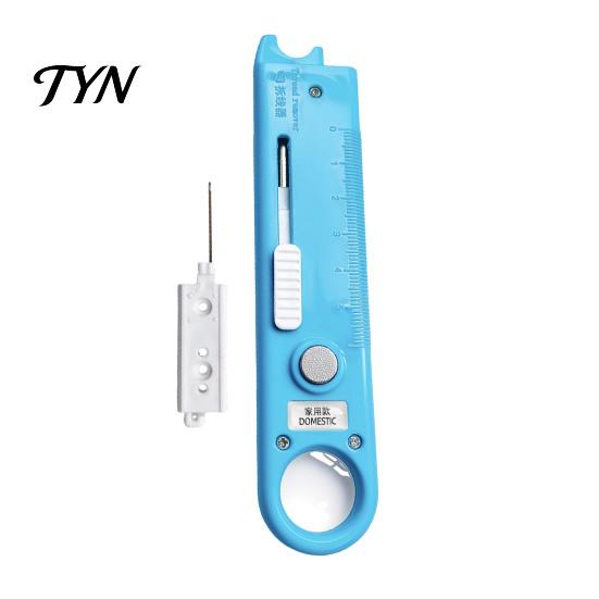 Easy Threading Tool 1/2Pcs 4-In-1 Sewing Threader with Seam Remover, Magnifier & Scale Scale, Multi-Function Magnetic Device for Industrial