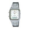CASIO Ретро Ана-Цифровые Часы из Нержавеющей Стали AQ-230A-7DMQ