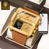 New TOP Brand Luxury Men's Watch with Box Dual-display Men's Quartz Watches