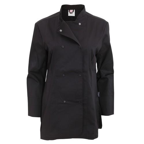 Dennys Womens/Ladies Long Sleeve Fitted Chef Jacket