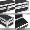Lockable Design Multi Functional Tool Case Shock Resistant Metal Briefcase  Coins Storage
