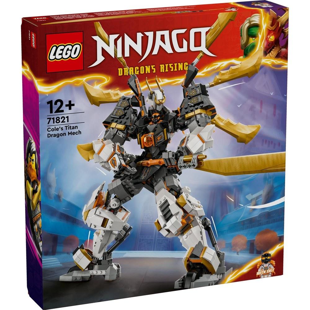 Конструктор LEGO Ninjago Меха-Дракон Коула 71821 Боевой Робот Подарок для Мальчиков и Девочек 12-14 лет