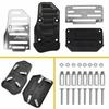 Silver Non-slip Automatic Gas Brake Foot Pedal Pad Cover -Car Accessories
