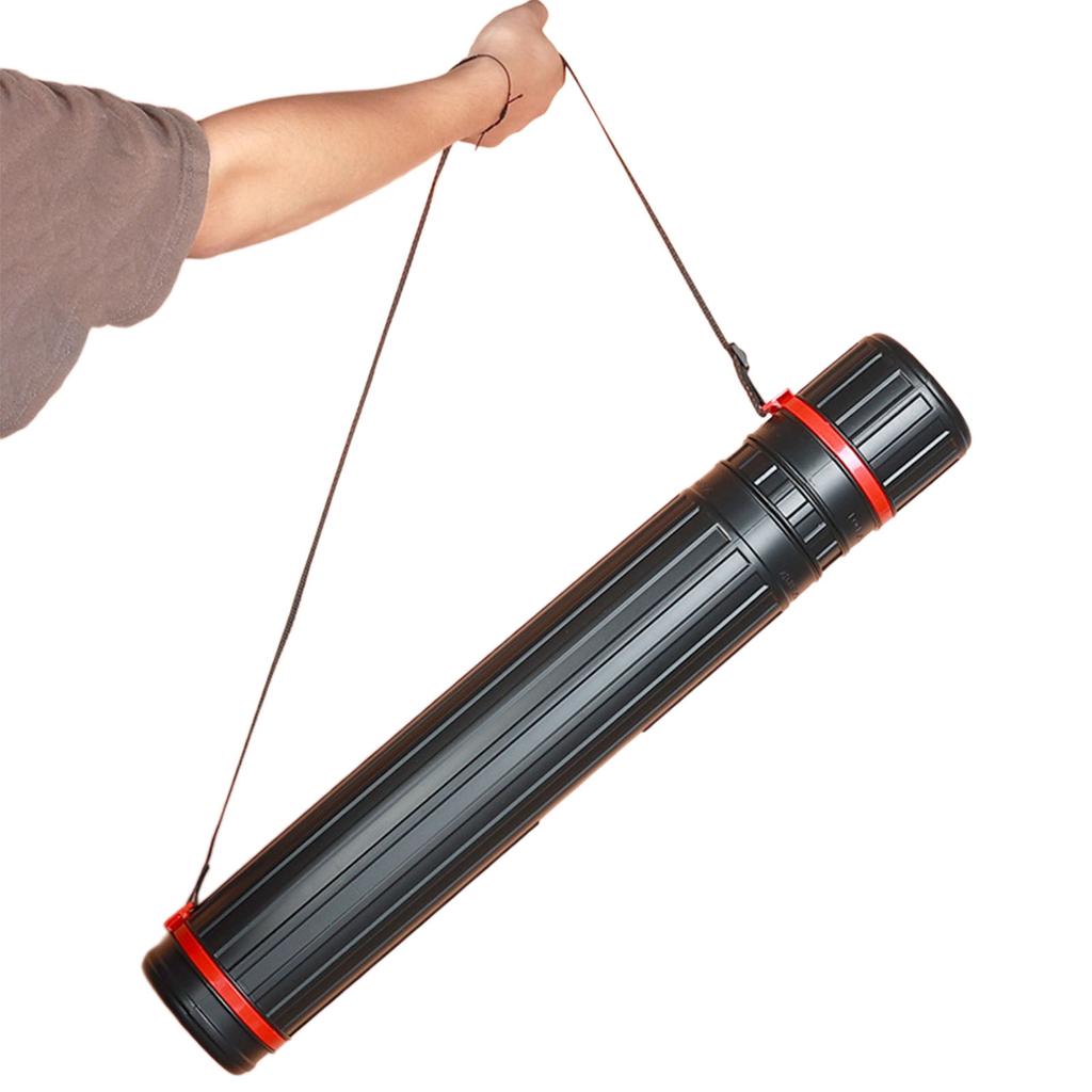 Телескопическая тубус для плакатов, выдвижная тубус для плакатов с ремнем, телескопическая тубус для транспортировки произведений искусства, документов и чертежей