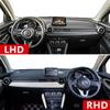 Для Mazda 2 DJ DL 2015 2016 2017 2018      Накладка на приборную панель автомобиля Козырек от солнца на панель приборов Коврик Аксессуары
