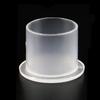 500 Pcs Disposable Tattoo Ink Cups Plastic Tattoo Ink Holder Small Tattoo Ink Cup with Ring Base for Tattoo Artists Studios