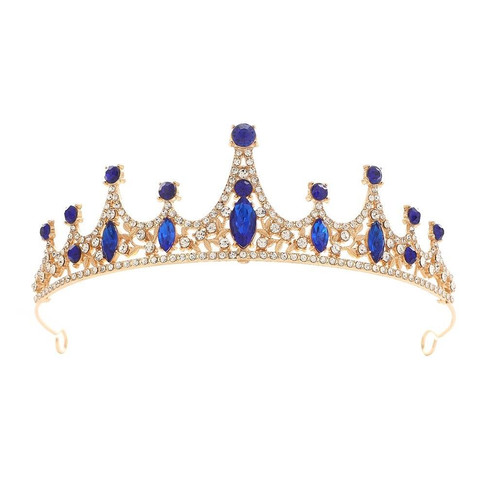 Birthday Crown Queen Princess Crowns for Women Prom Dress Headband Hair Accessories