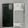 Для SA Galaxy A71 4G 2020 A715 a715f Корпус Средняя Рамка Крышка+Аккумулятор Задняя Крышка Задняя Крышка+Объектив Камеры