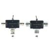 2 Way Manual Coaxial Antenna Switches 1 Input & 2 Outputs 100W 0-50MHz Antenna Switches with OFF/Ground Protection