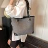 Контрастный цвет большая вместительная сумка женская осень новый ретро сумки на одно плечо мода дорожная универсальная сумка