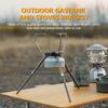Outdoor Camping Gastank and Stoves Bracket Portable Detachable Furnace Rack Height Adjustable