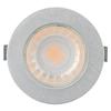 Lot de 10 minis spots LED rond argent 3W 6500K IP54