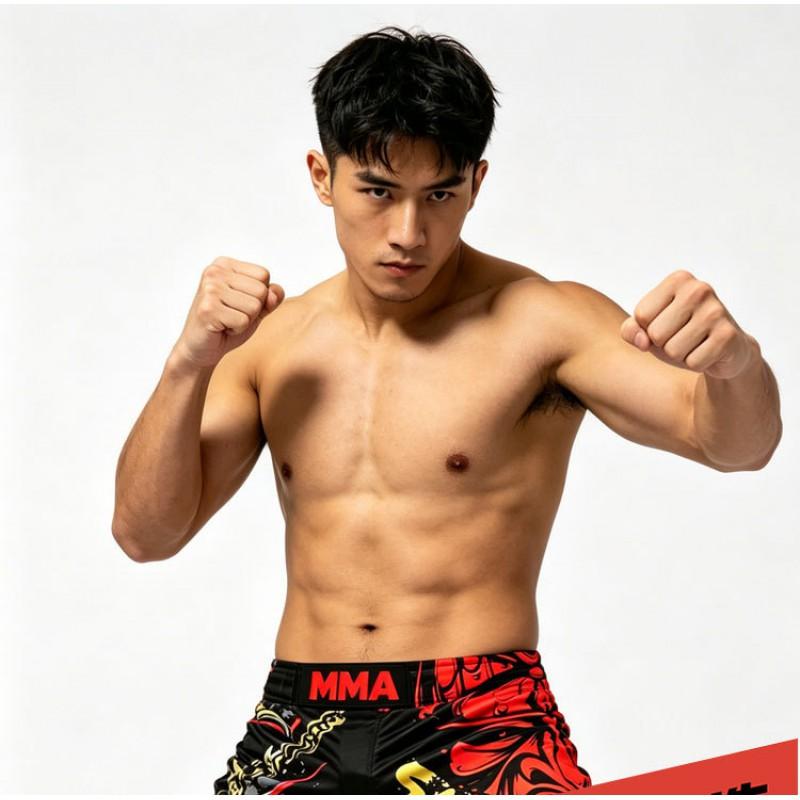 MMA Shorts Men Women Training Fighting Gym Boxing Muay Thai BJJ Grappling Sport Athletic Workout Pants