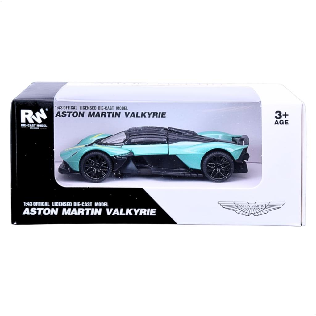 Модель автомобиля RW Aston Martin Valkyrie Green из литого металла, готовый продукт RW8143 GN 1/43 / Автомобиль.