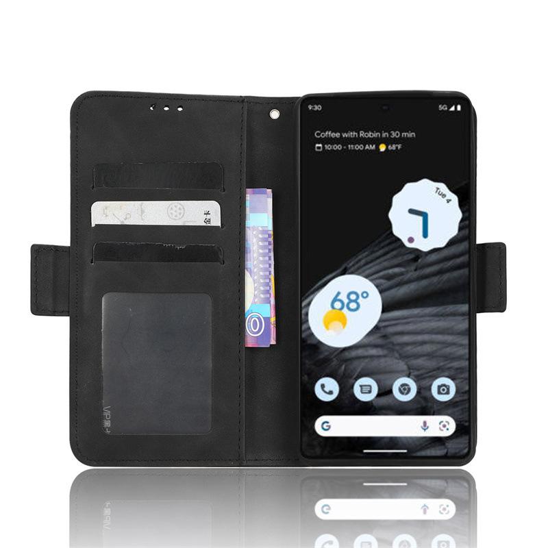 Suitable for Google Pixel 10 phone case 6 Google 9a/8 Pro phone leather case 8A multi-card slot flip cover 5A