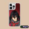 Чехол для мобильного телефона Akame Kurome с серебряным покрытием Magsafe для iPhone 17 16 15 14 13 12 11 Air Pro Max Plus Цветная крышка
