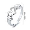 Открытое кольцо Регулируемое Свадебное Изысканное Парное Ювелирное Изделие Модное Помолвочное Романтичный Подарок Подруге Сестре Дружбы