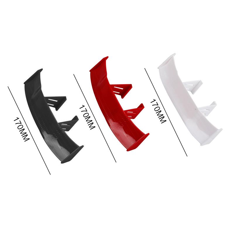 Универсальное автомобильное хвостовое крыло из углеродного волокна, мини модифицированный черный, белый, красный хвост, модель крыльев, автостайлинг, украшение автомобиля