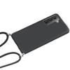 Coque avec collier cordon - BOOLING - pour Samsung S21 Ultra - Noir - Souple - Anti-rayure