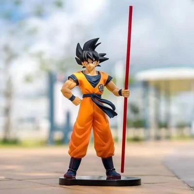 Фигурка Аниме Dragon Ball Goku Супер Сайян 22 см Модель Фигурки Действия Goku Подарки для Детей Фигурка Действия Игрушка Фигурка Действия