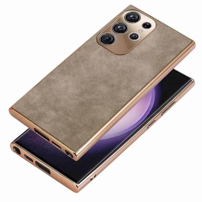 Кожаный чехол для телефона Iphone 13 12 14 15 Pro Max с гальваническим покрытием, корпус из овечьей кожи для Huawei Mate 40 50 60 Pro Samsung S22 23 24 Ultra Plus