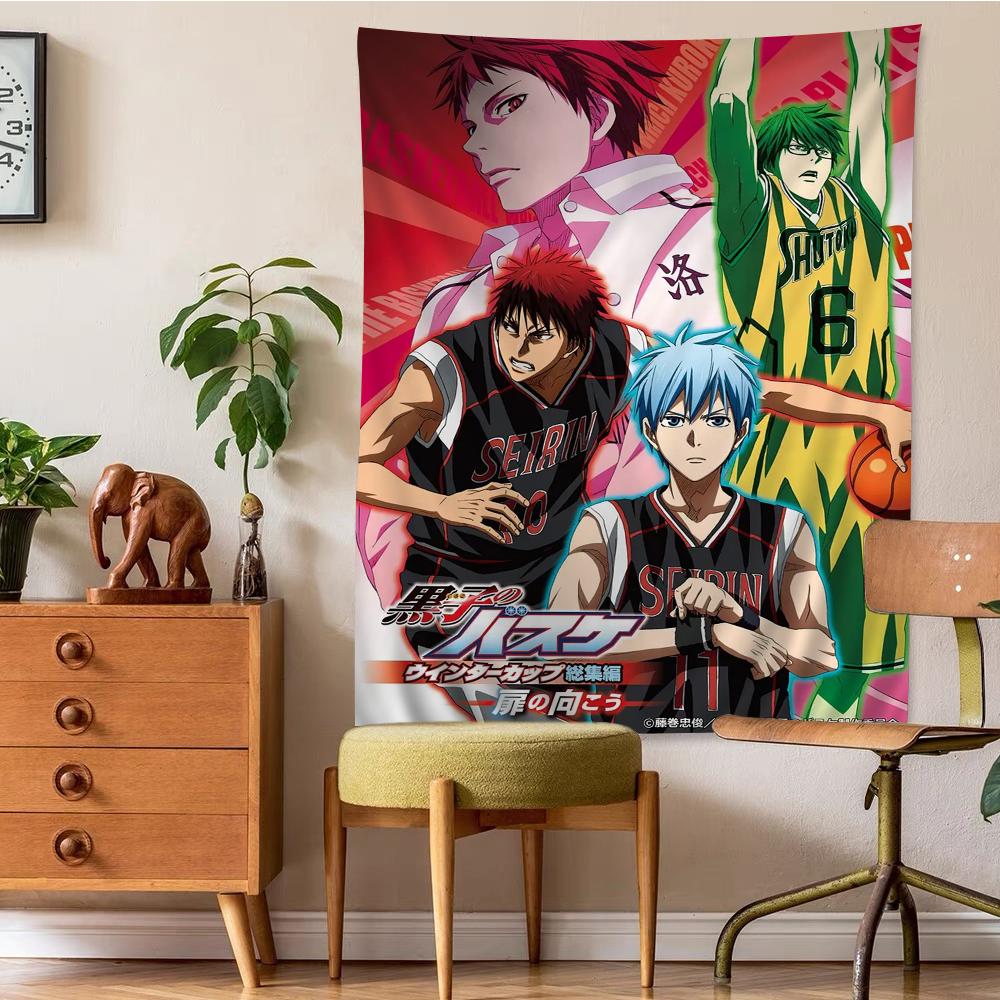 Японский Аниме Kuroko No Basket Напечатанный Большой Настенный Гобелен Индийский Будда Настенное Украшение Колдовство Бохо Хиппи Арт Декор