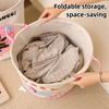 Foldable Toys Storage Basket Large Capacity Dirty Clothes Organizer Cute Laundry Basket  Household